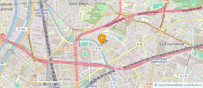 localisation de l'entreprise HOTEL DU PARC à SAINT-DENIS