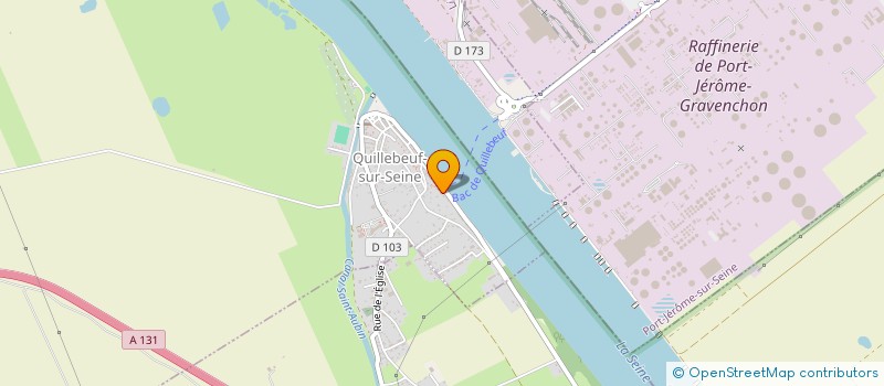 localisation de l'entreprise HOTEL DU QUAI  QUILLEBEUF-SUR-SEINE