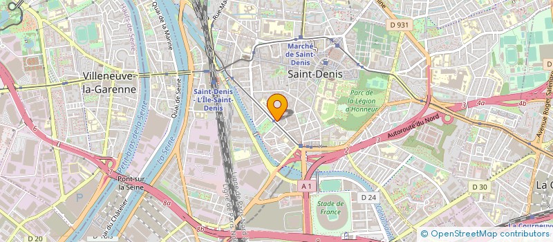 localisation de l'entreprise HOTEL DU SQUARE à SAINT-DENIS