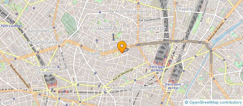 localisation de l'entreprise HOTEL DU SQUARE D ANVERS  PARIS