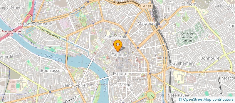 localisation de l'entreprise HOTEL DU TAUR à TOULOUSE
