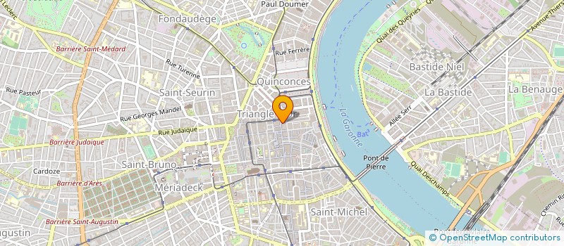 localisation de l'entreprise HOTEL DU THEATRE à BORDEAUX