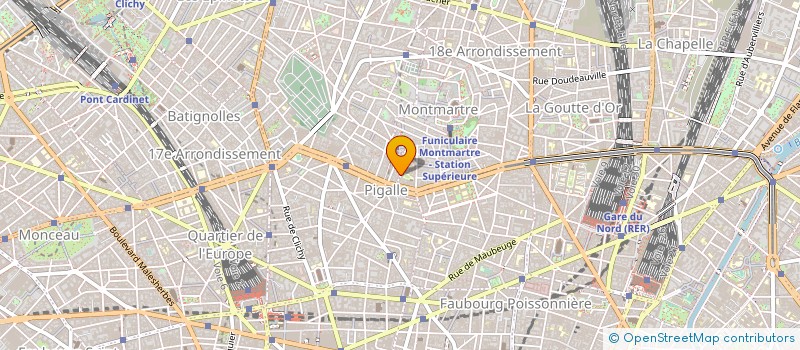 localisation de l'entreprise HOTEL DU TRONE à PARIS