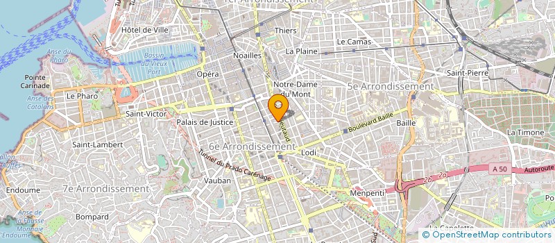 localisation de l'entreprise HOTEL DU VELAY à MARSEILLE
