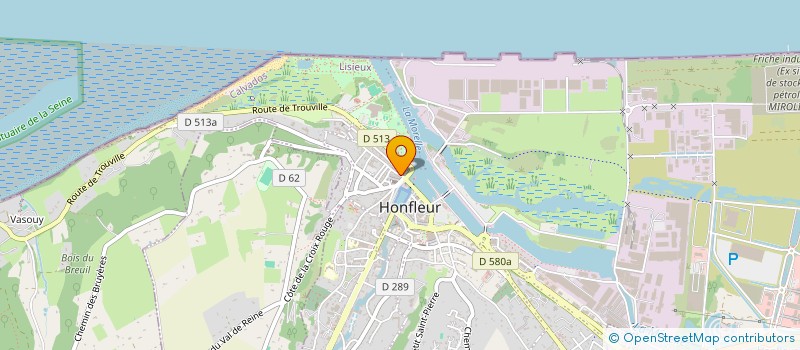 localisation de l'entreprise HOTEL ENTRE TERRE ET MER à HONFLEUR