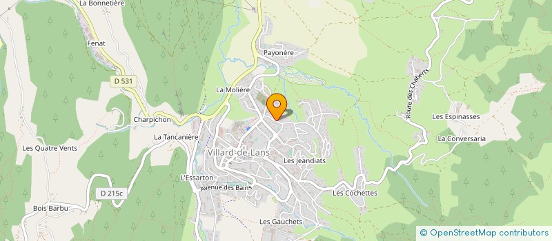 localisation de l'entreprise HOTEL ETERLOU à VILLARD-DE-LANS