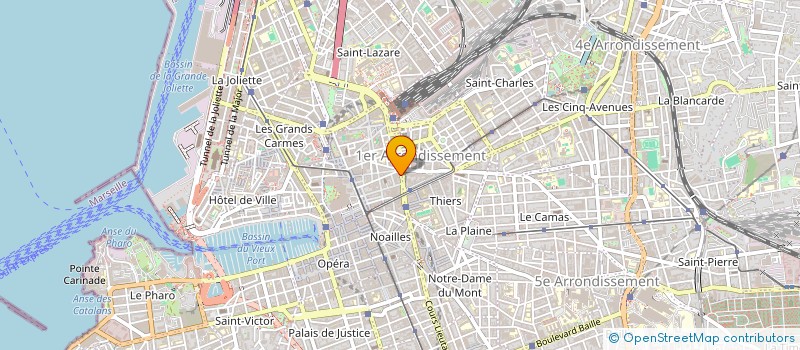 localisation de l'entreprise HOTEL EUROPEEN à MARSEILLE