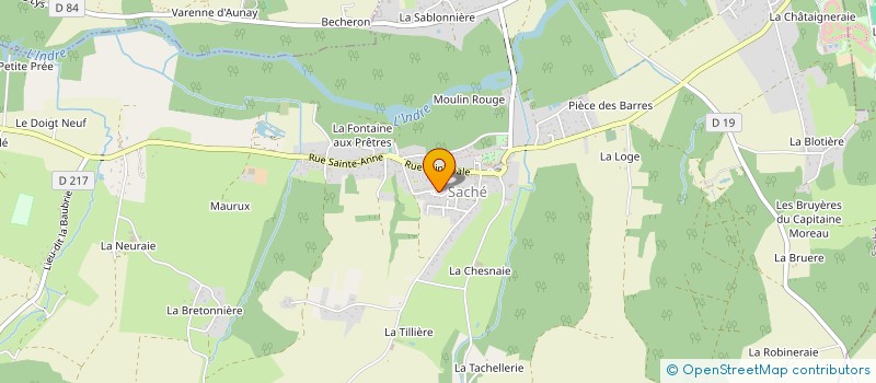 localisation de l'entreprise HOTEL FITNESS  AZAY LE RIDEAU