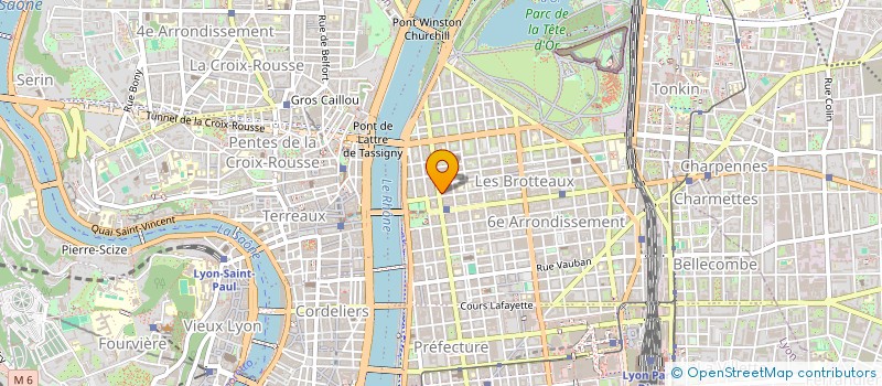 localisation de l'entreprise HOTEL FOCH à LYON