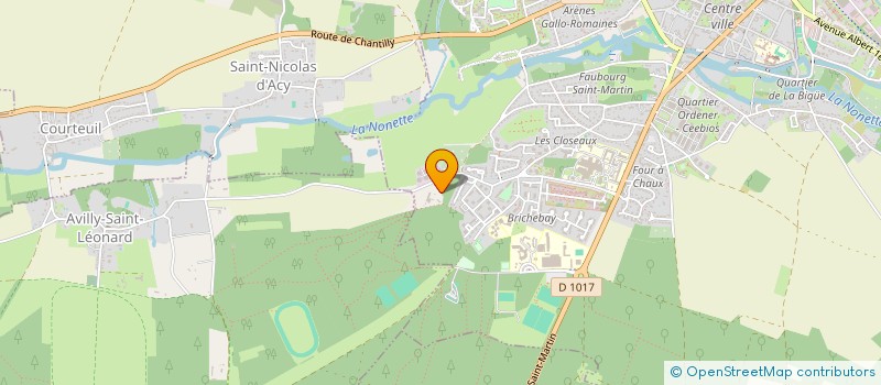 localisation de l'entreprise HOTEL FOR EVER  SENLIS