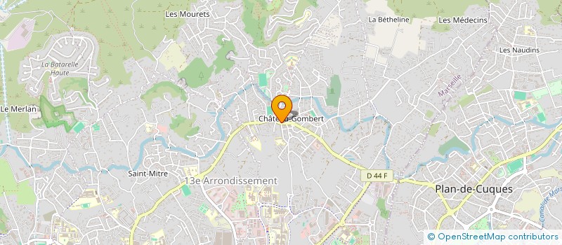 localisation de l'entreprise HOTEL FREDERIC MISTRAL à MARSEILLE