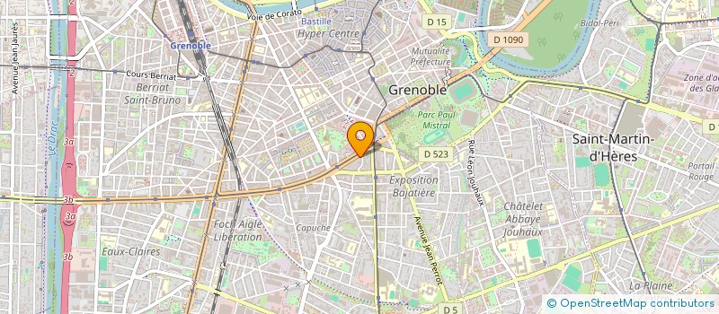 localisation de l'entreprise HOTEL GALLIA à GRENOBLE