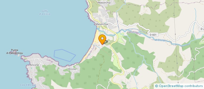 localisation de l'entreprise HOTEL GB  CALCATOGGIO