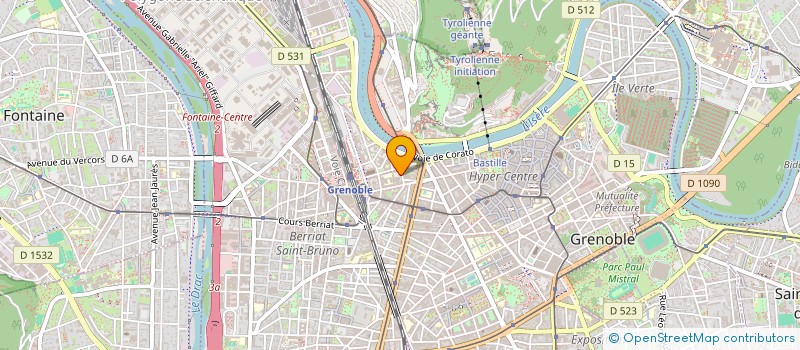 localisation de l'entreprise HOTEL GLORIA à GRENOBLE