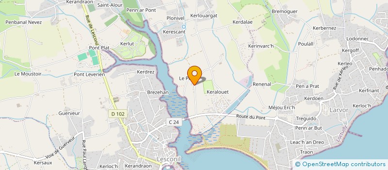 localisation de l'entreprise HOTEL GORN  PLOBANNALEC-LESCONIL