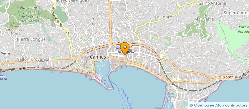 localisation de l'entreprise HOTEL GRAY D'ALBION à CANNES