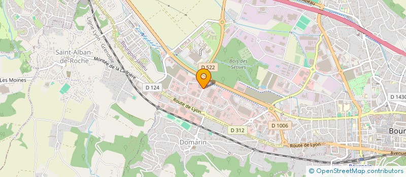 localisation de l'entreprise HOTEL GRIL DE BOURGOIN à BOURGOIN-JALLIEU