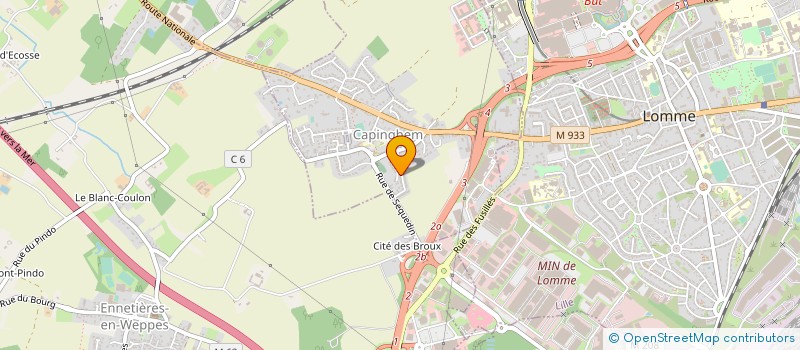 localisation de l'entreprise HOTEL GRIL LILLE LOMME à LILLE