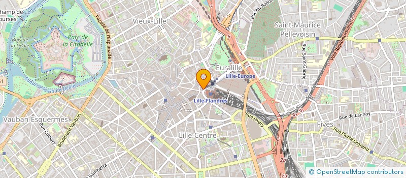 localisation de l'entreprise HOTEL H7 à LILLE