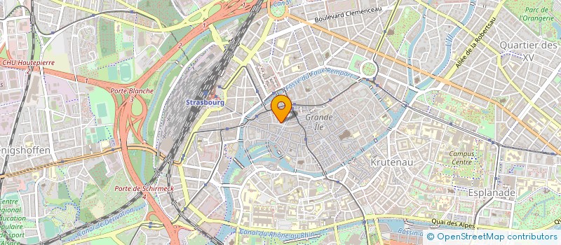 localisation de l'entreprise HOTEL HANNONG à STRASBOURG