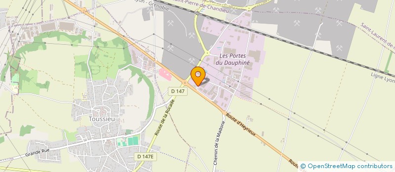 localisation de l'entreprise HOTEL HOLIDAY  SAINT-PIERRE-DE-CHANDIEU