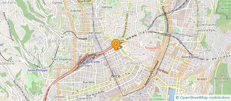 localisation de l'entreprise HOTEL HORIZON à NICE