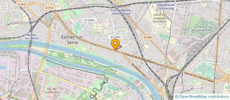 localisation de l'entreprise HOTEL ILYASS à EPINAY-SUR-SEINE