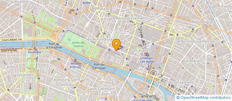 localisation de l'entreprise HOTEL JOSEPHINE à PARIS