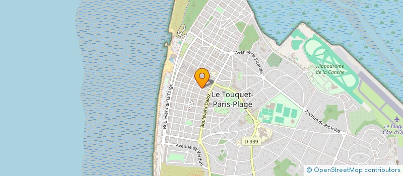 localisation de l'entreprise HOTEL JULES à LE TOUQUET-PARIS-PLAGE