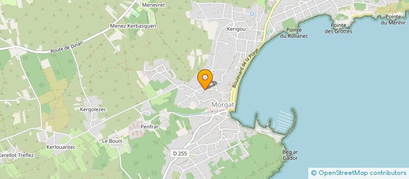 localisation de l'entreprise HOTEL JULIA à CROZON