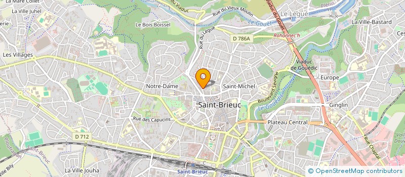 localisation de l'entreprise HOTEL KER IZEL SAINT-BRIEUC à SAINT-BRIEUC