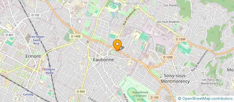 localisation de l'entreprise HOTEL L'EAUBONNE à EAUBONNE