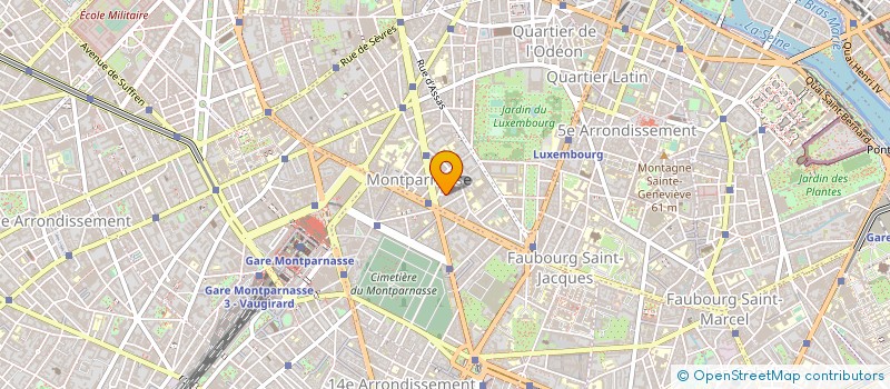 localisation de l'entreprise HOTEL L'INATTENDU PARIS  PARIS