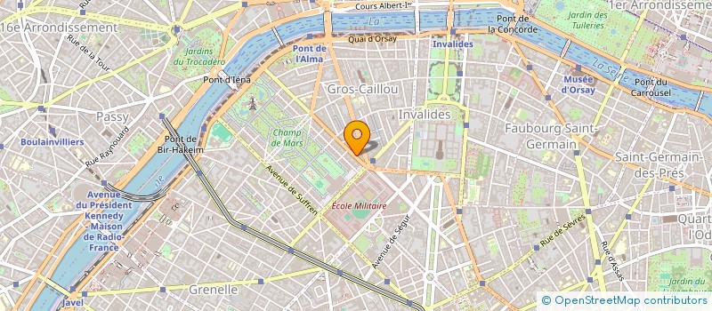 localisation de l'entreprise HOTEL LA BOURDONNAIS  PARIS