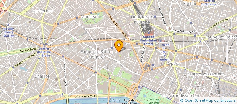localisation de l'entreprise HOTEL LA CANOPEE  PARIS