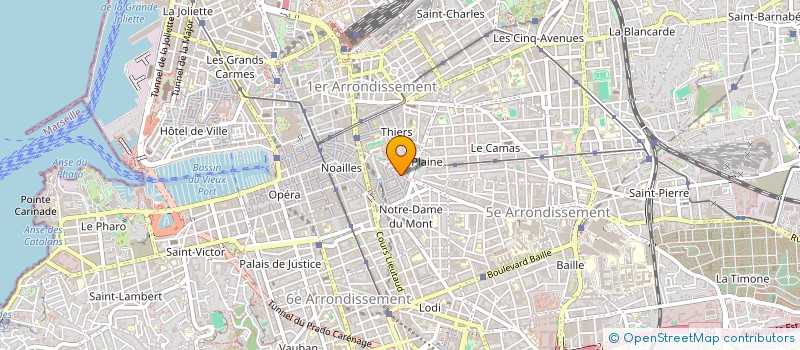localisation de l'entreprise HOTEL LA CASCADE  MARSEILLE