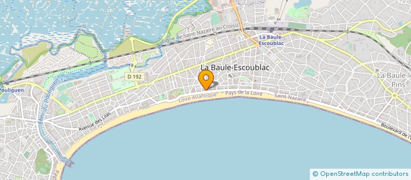 localisation de l'entreprise HOTEL LA CONCORDE à LA BAULE-ESCOUBLAC