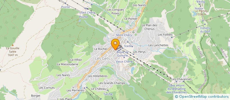 localisation de l'entreprise HOTEL LA MARMOTTE à LES GETS