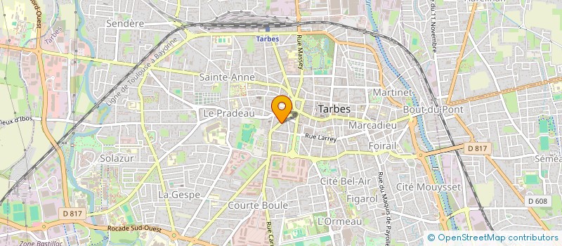 localisation de l'entreprise HOTEL LE BLASON à TARBES