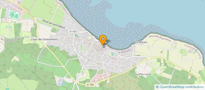 localisation de l'entreprise HOTEL LE FRANCAIS à LA FLOTTE