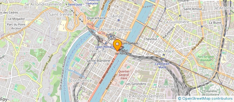 localisation de l'entreprise HOTEL LE GENEVE à LYON