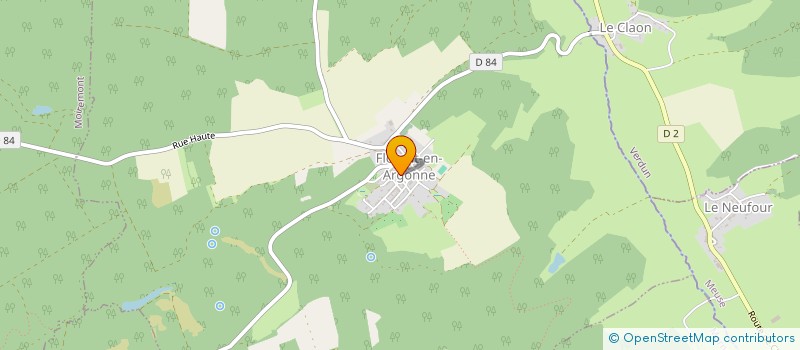 localisation de l'entreprise HOTEL LE JABLOIRE  FLORENT-EN-ARGONNE