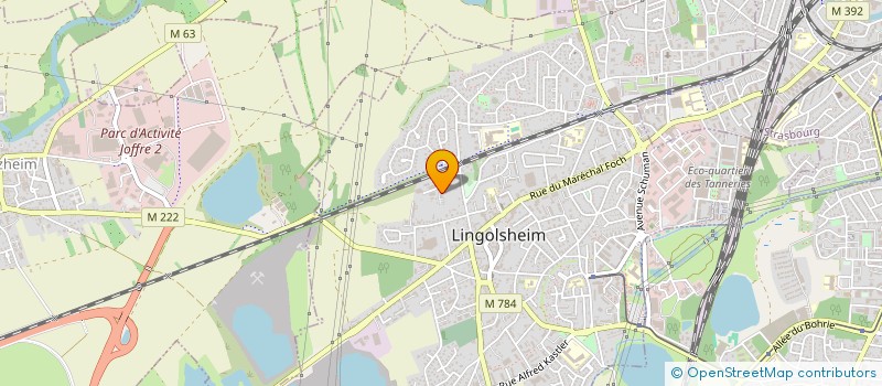 localisation de l'entreprise HOTEL LE JULIANA  LINGOLSHEIM