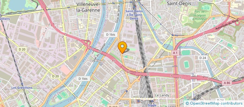 localisation de l'entreprise HOTEL LE LOTUS  SAINT-DENIS