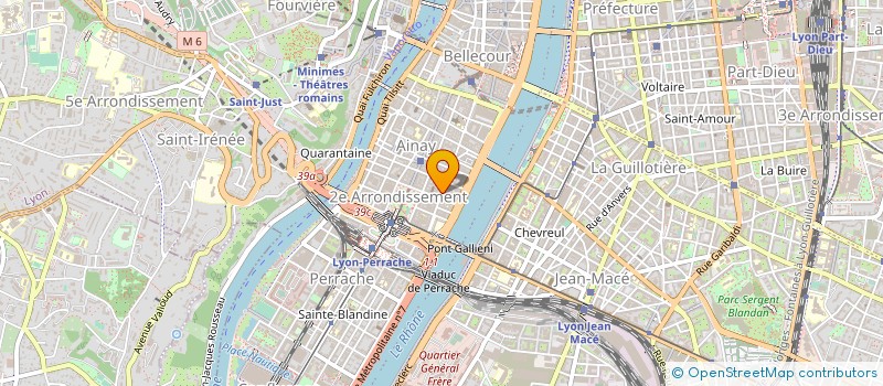 localisation de l'entreprise HOTEL LE LYS BLEU  LYON