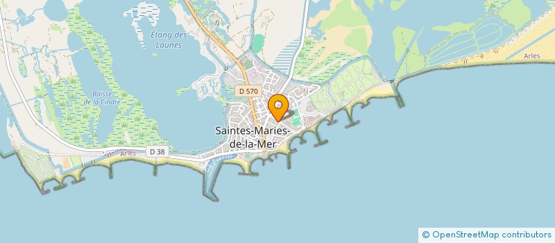 localisation de l'entreprise HOTEL LE MIRAGE à SAINTES-MARIES-DE-LA-MER