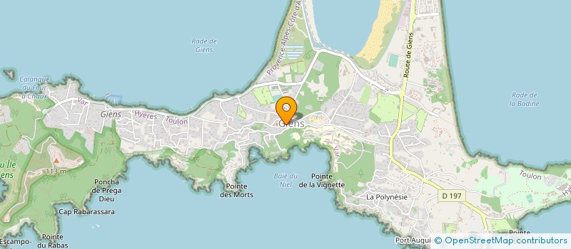 localisation de l'entreprise HOTEL LE PROVENCAL à HYERES