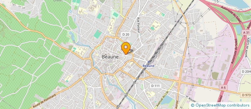 localisation de l'entreprise HOTEL LE SOUFFLOT à BEAUNE