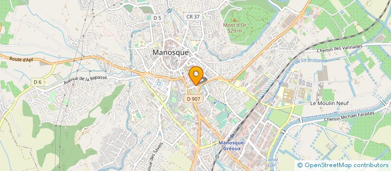 localisation de l'entreprise HOTEL LE SUD à MANOSQUE
