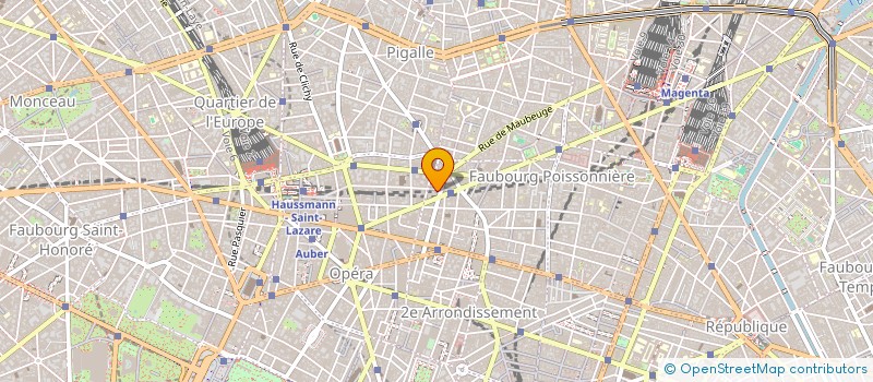 localisation de l'entreprise HOTEL LEEV VICTOIRE  PARIS